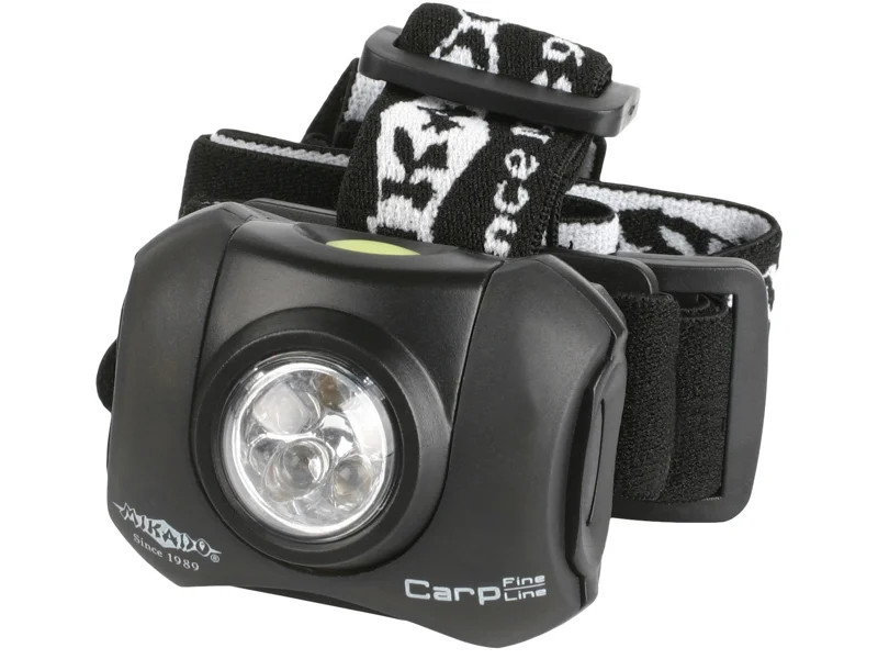 MIKADO - Čelovka HeadLight HP CREE 3 W + 4 Červené LED