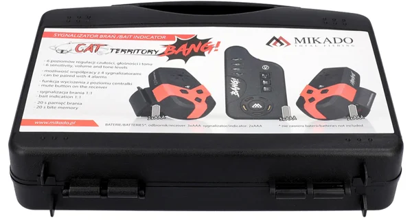 MIKADO - DAM Sada Signalizátorů TF Bite Alarm Set 4+1 Red,Blue,Green,Yellow