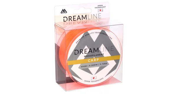 MIKADO - Dreamline Carp Fluo Orange 600 m 0,3 mm 9,73 kg