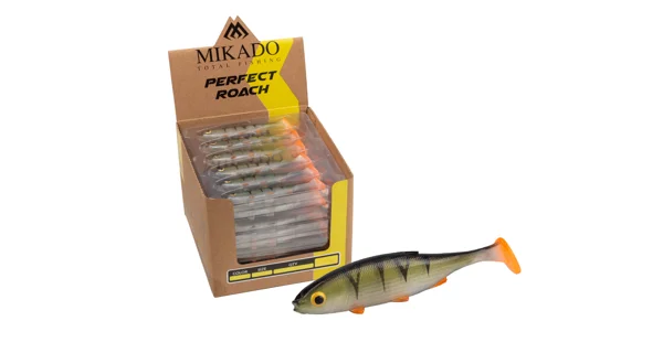 MIKADO - Gumová nástraha Perfect Roach 8,5 cm Natural Perch 36 ks