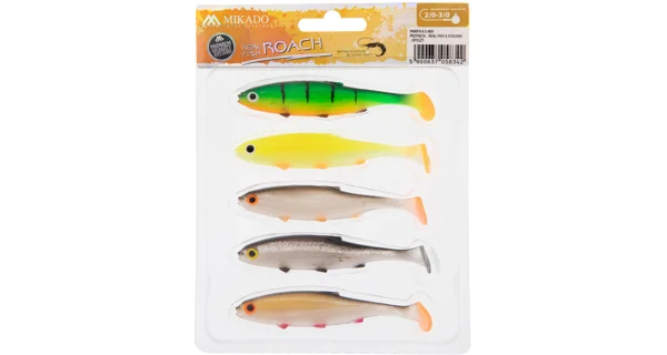 MIKADO - Gumová Nástraha Real Fish 8,5 cm Bleak-Mix 5 ks