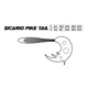 MIKADO - Gumová Nástraha Sicario Pike Tail 24 cm 67 g Bleeding Blue