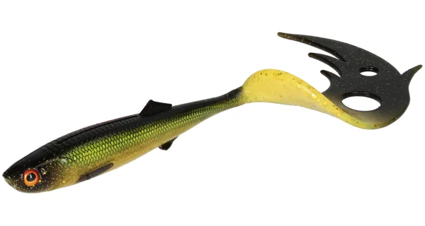 MIKADO - Gumová Nástraha Sicario Pike Tail 8,5 cm Bleeding Blue 4 ks