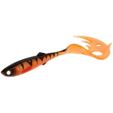 MIKADO - Gumová Nástraha Sicario Pike Tail 8,5 cm Orange Perch 4 ks