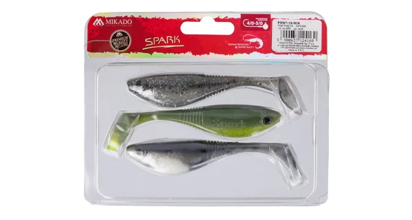 MIKADO - Gumová nástraha Spark 10 cm 3 ks MIX