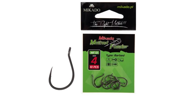 MIKADO - Háček MF13 s protihrotem vel. 6 10 ks