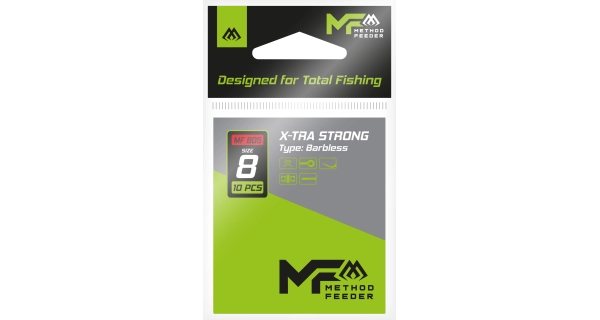 MIKADO - Háčky X-Tra Strong Barbless vel. 10 10 ks