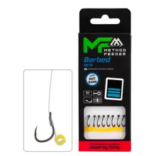 MIKADO - Hotový Návazec MF14 10 cm 0,25 mm vel. 6 S Protihrotem A Gumkou 8 ks