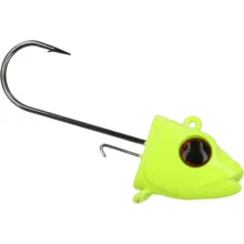 MIKADO - Jigová Hlavička JAWS Vertical 30 g vel. 5/0 Fluo 2 ks