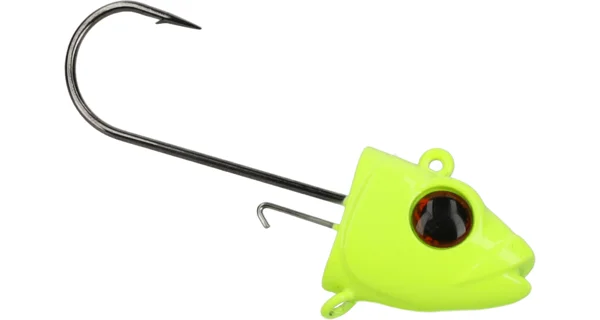 MIKADO - Jigová Hlavička JAWS Vertical 30 g vel. 5/0 Fluo 2 ks