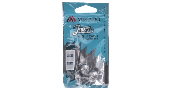 MIKADO - Jigové hlavičky Jaws Stinger Eye 20 g vel. 10/0 BN 3 ks
