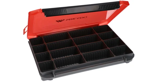 MIKADO - Krabička UAC-H1902 vel. M Červená (20,5 x 15,5 x 3,5 cm)