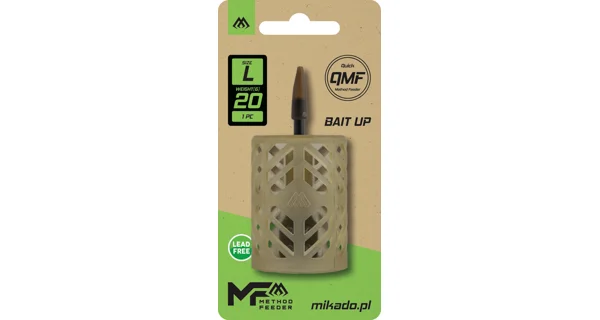 MIKADO - Krmítko Bait Up Feeder Q.M.F. vel. L 20 g