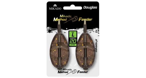 MIKADO - Krmítko Method Feeder Douglas vel. L 30 g 2 ks