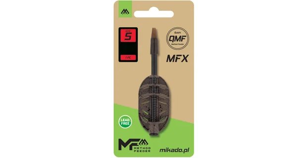 MIKADO - Krmítko Method Feeder MFX Q.M.F. 15 g vel S 1 ks