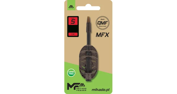 MIKADO - Krmítko Method Feeder MFX Q.M.F. 20 g vel S 1 ks