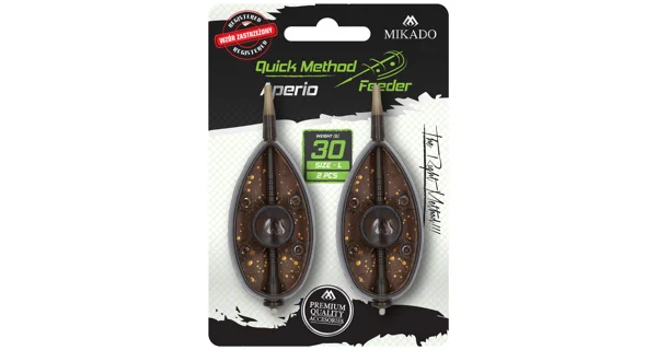 MIKADO - Krmítko Quick Method Feeder Aperio vel. L 30 g 2 ks