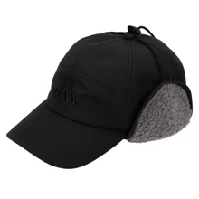 MIKADO - Kšiltovka Zimní S Kšiltkem A Fleecem Černá