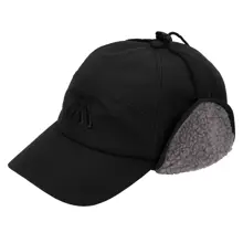 MIKADO - Kšiltovka Zimní S Kšiltkem A Fleecem Černá