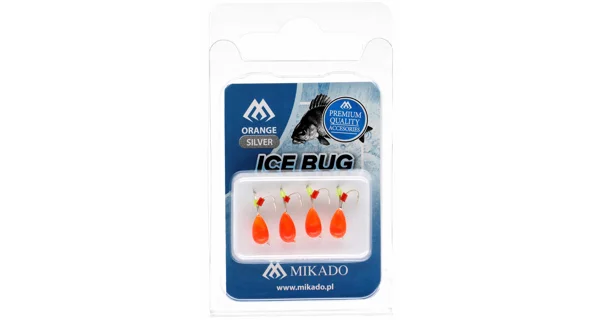 MIKADO - Marmyška Ice Bug 4 mm Oranžová/Černá 4 ks