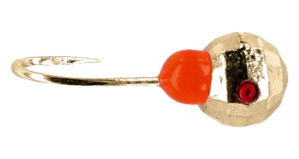MIKADO - Marmyška Round Disco Mormyshka 0,4 g 18 mm Gold 5 ks