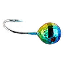 MIKADO - Marmyška Round Disco Mormyshka 3,2 g 3,0 mm Rainbow 5 ks
