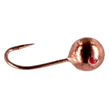 MIKADO - Marmyška Round Mormyshka 0,3 g 18 mm Copper 5 ks