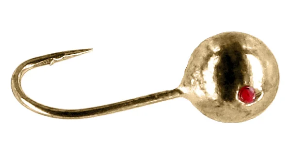 MIKADO - Marmyška Round Mormyshka 0,7 g 14 mm Gold 5 ks