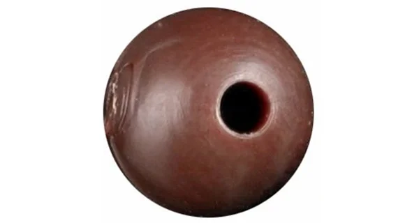 MIKADO - Měkké silikonové korálky 6 mm 25 ks Tmavě hnědé