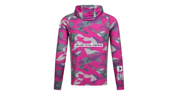MIKADO - Mikina s kapucí a nákrčníkem s UPF Filtrem Lady Camo vel. S
