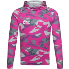 MIKADO - Mikina s kapucí a nákrčníkem s UPF Filtrem Lady Camo vel. XS