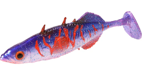 MIKADO - Nástraha Real Fish Stickleback 8 cm Bloody Violet 5 ks