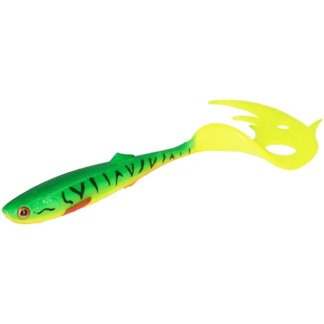 MIKADO - Nástraha Sicario Pike Tail 10,5 cm Firetiger 4 ks