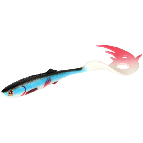 MIKADO - Nástraha Sicario Pike Tail 14 cm Bleeding Blue 2 ks