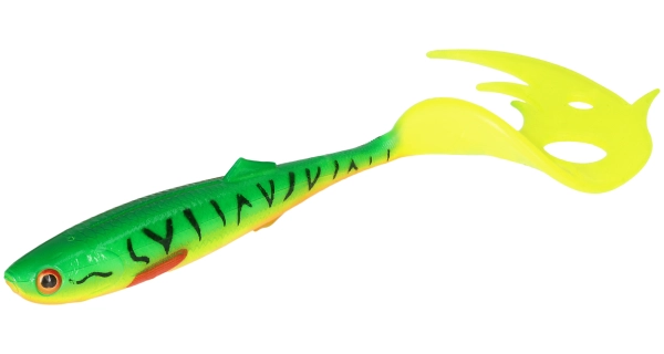MIKADO - Nástraha Sicario Pike Tail 14 cm Firetiger 2 ks