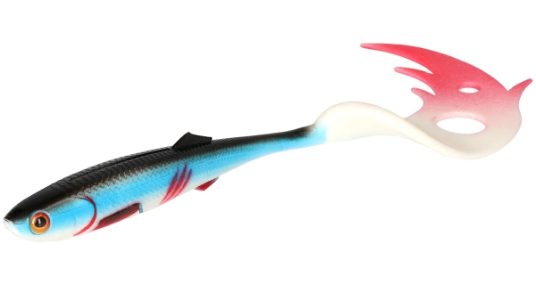 MIKADO - Nástraha Sicario Pike Tail 18 cm Bleeding Blue 2 ks