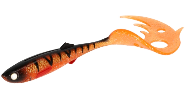 MIKADO - Nástraha Sicario Pike Tail 18 cm Orange Perch 2 ks