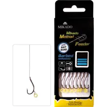 MIKADO - Návazec Method Feeder RIG Bait Band 0,16 mm 10 cm vel. 4 8 ks