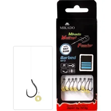 MIKADO - Návazec Method Feeder s gumkou 0,28 mm 10 cm vel. 4 8 ks
