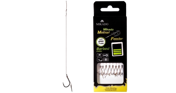 MIKADO - Návazec MF s jehlou 0,14 mm 10 cm vel. 6 8 ks