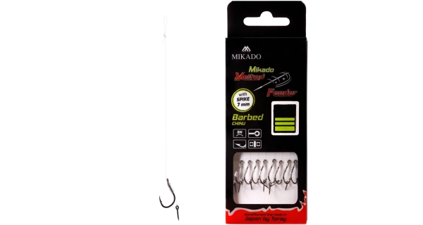 MIKADO - Návazec MF s jehlou 0,20 mm 10 cm vel. 14 8 ks