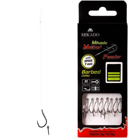 MIKADO - Návazec MF s jehlou 0,20 mm 10 cm vel. 14 8 ks