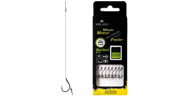 MIKADO - Návazec MF13 s jehlou 0,14 mm 10 cm vel. 8 8 ks