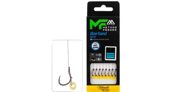 MIKADO - Návazec MF14 0,12 mm 10 cm vel. 14 8 ks