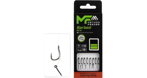 MIKADO - Návazec MF14 0,20 mm 10 cm vel. 12 8 ks