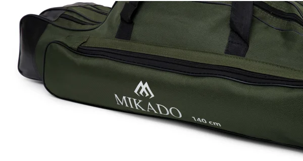 MIKADO - Obal na pruty 3 komorový Stiffed Green 120 cm