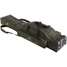 MIKADO - Obal na pruty 3 komorový Stiffed Green 150 cm