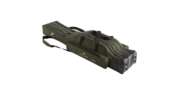 MIKADO - Obal na pruty 3 komorový Stiffed Green 150 cm