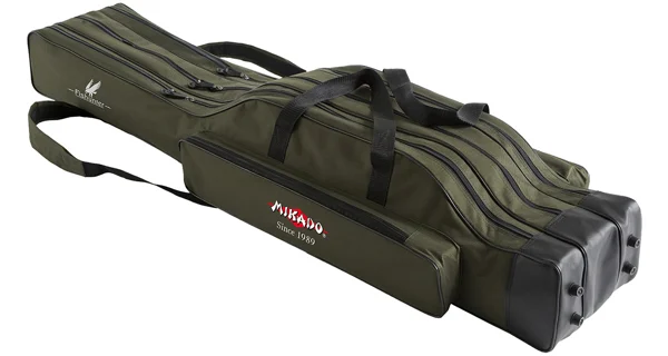 MIKADO - Obal na Pruty 3 Komory Stiffed Green 120 cm