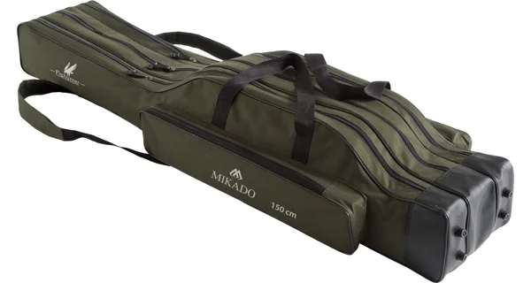 MIKADO - Obal na Pruty 3 Komory Stiffed Green 160 cm